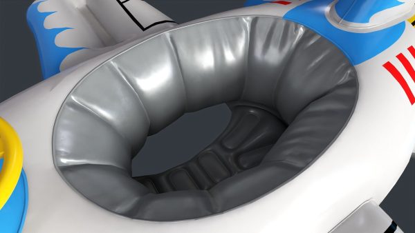 Inflatable Aircraft Swimming Ring 2 PBR Game Ready
