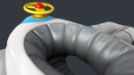 Inflatable Aircraft Swimming Ring 2 PBR Game Ready