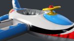 Inflatable Aircraft Swimming Ring 2 PBR Game Ready