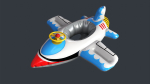 Inflatable Aircraft Swimming Ring 2 PBR Game Ready