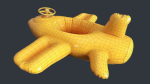 Inflatable Aircraft Swimming Ring 2 PBR Game Ready