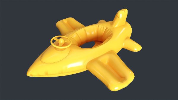 Inflatable Aircraft Swimming Ring 2 PBR Game Ready