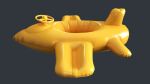 Inflatable Aircraft Swimming Ring 2 PBR Game Ready