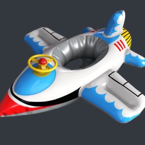 Inflatable Aircraft Swimming Ring 2 PBR Game Ready
