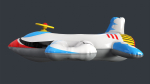 Inflatable Aircraft Swimming Ring 2 PBR Game Ready