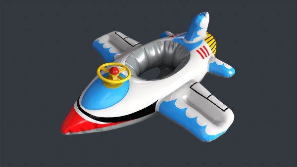 Inflatable Aircraft Swimming Ring 2 PBR Game Ready