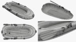 Inflatable Boat Kayak Rowing