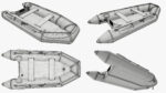 Inflatable Boat Kayak Rowing