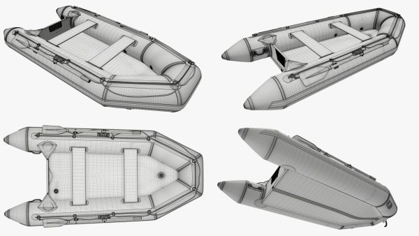 Inflatable Boat Kayak Rowing