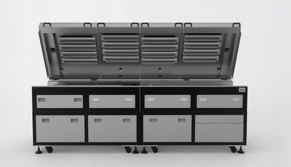 Infrared heat curing furnace