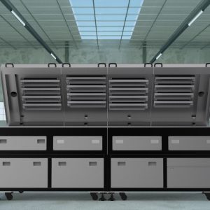 Infrared heat curing furnace