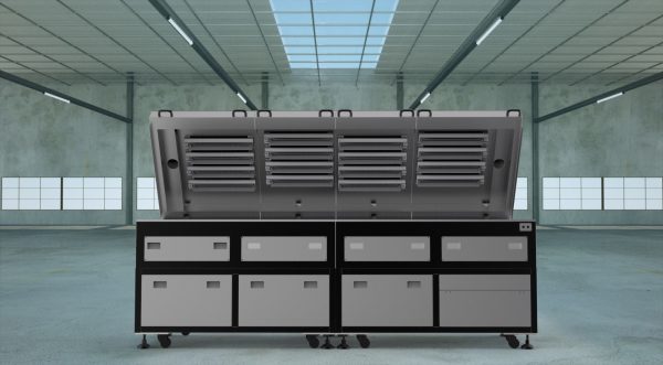 Infrared heat curing furnace