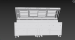 Infrared heat curing furnace