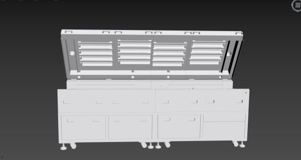 Infrared heat curing furnace