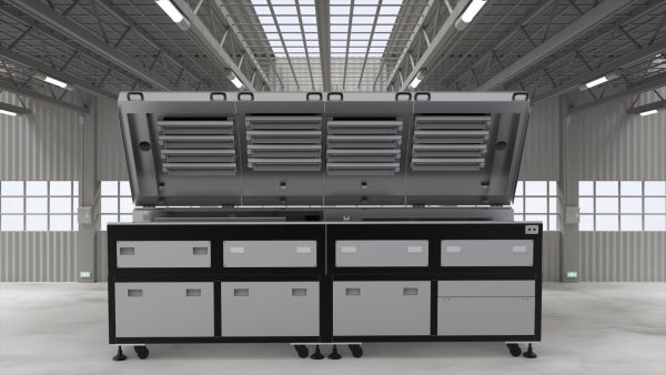 Infrared heat curing furnace