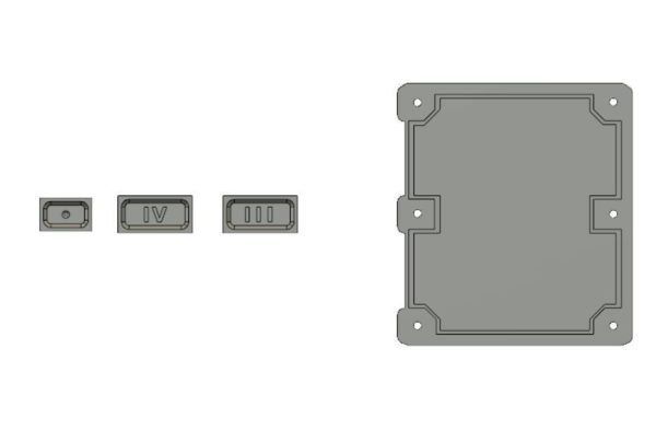 Invisio V60 style PTT shell