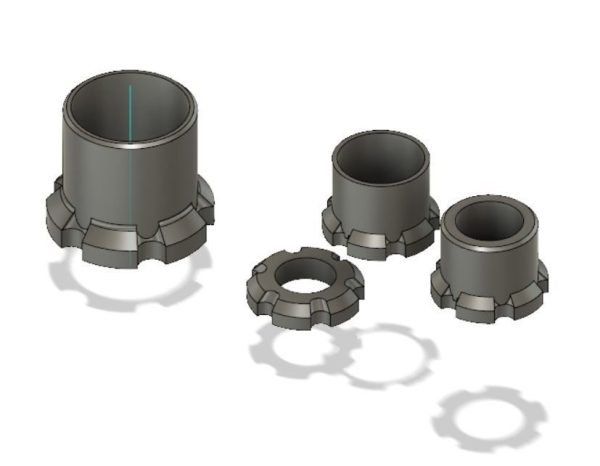 Invisio V60 style PTT shell