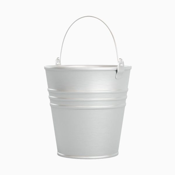 Iron Brushed Steel Bucket