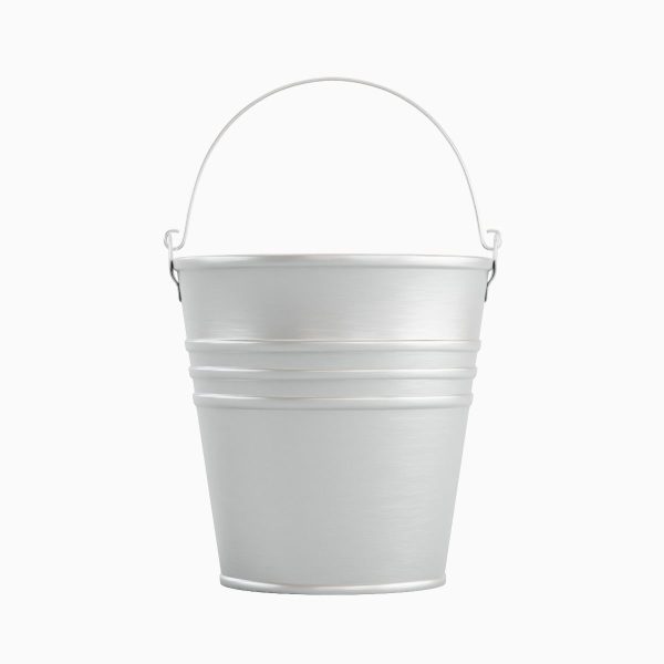 Iron Brushed Steel Bucket