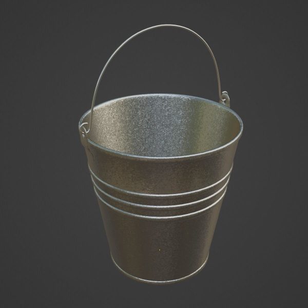 Iron Powder Coated Steel Bucket