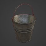 Iron Raw Damaged Steel Bucket