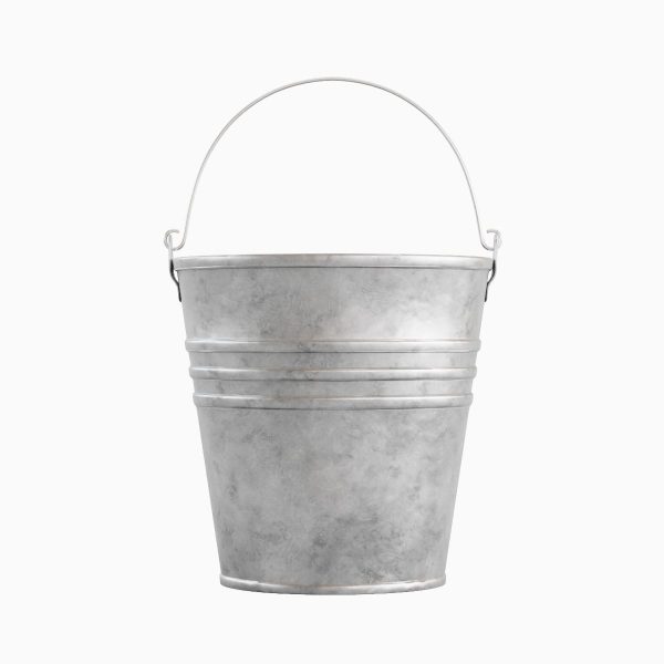 Iron Raw Damaged Steel Bucket