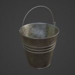 Iron Raw Damaged Steel Bucket