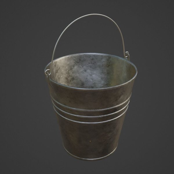 Iron Raw Damaged Steel Bucket