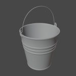 Iron Raw Steel Bucket