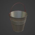 Iron Raw Steel Bucket