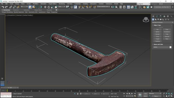 Iron Rust Hammer Tool Scan