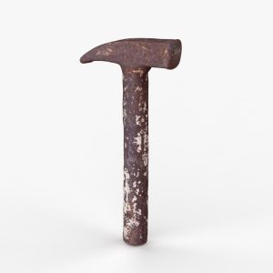 Iron Rust Hammer Tool Scan