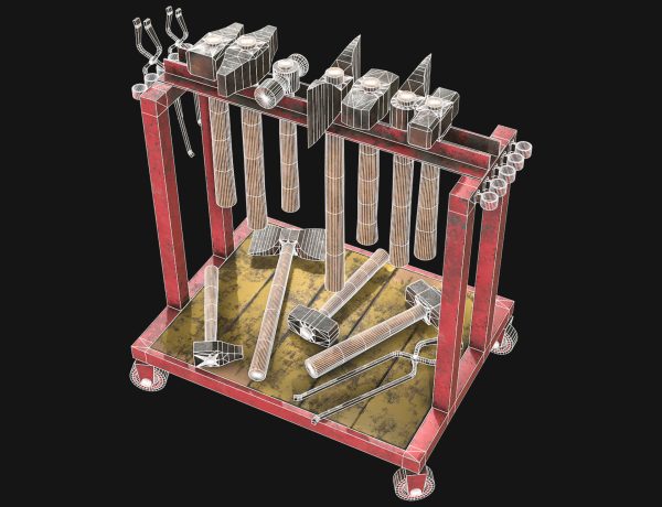 Ironwork Tools Rack 2
