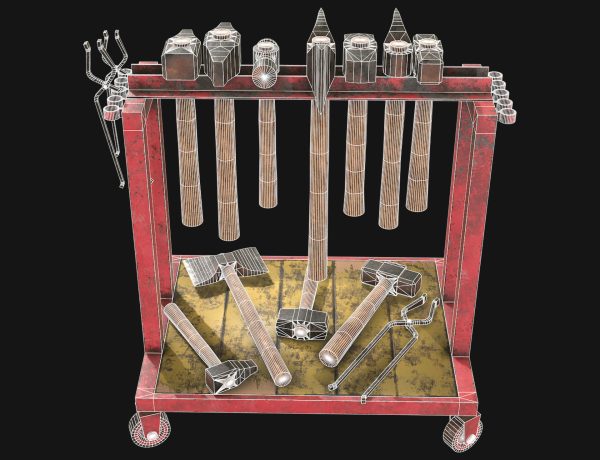 Ironwork Tools Rack 2