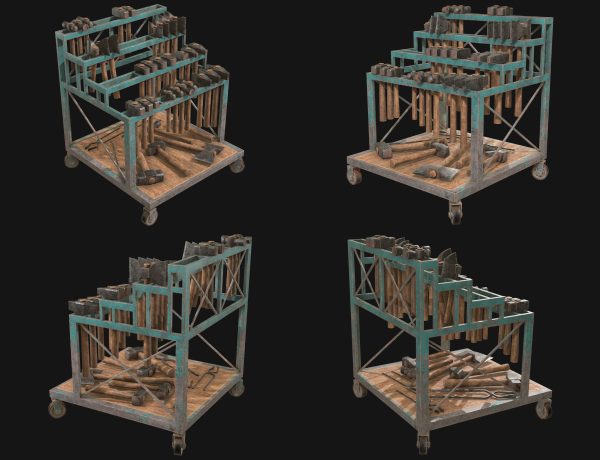 Ironwork Tools Rack Set 1