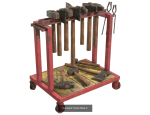 Ironwork Tools Rack Set 1
