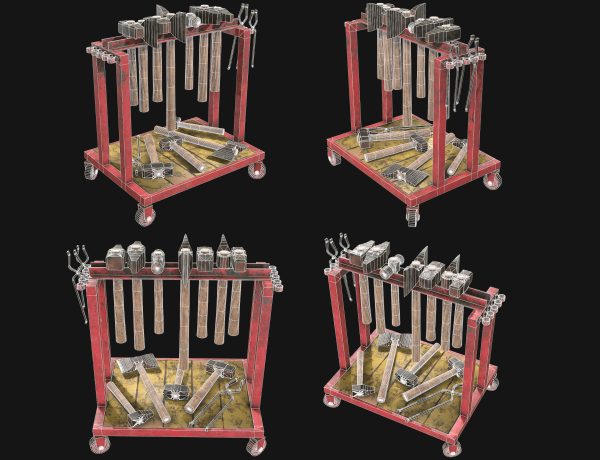 Ironwork Tools Rack Set 1