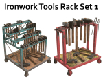 Ironwork Tools Rack Set 1