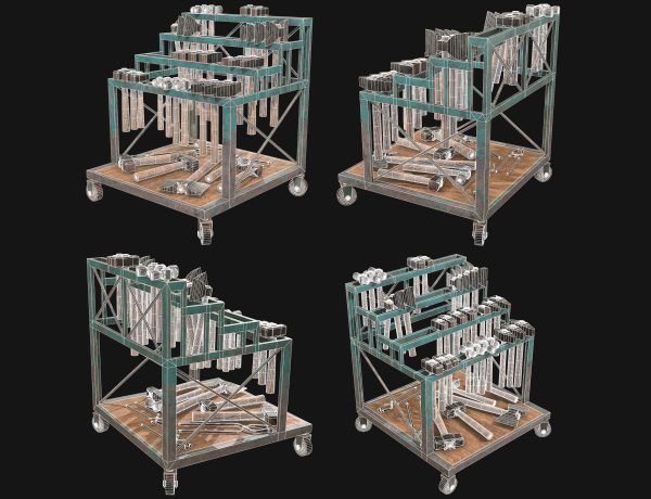Ironwork Tools Rack Set 1