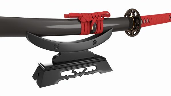 Japanese sword Katana on a small stand