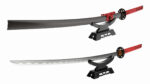 Japanese sword Katana on a small stand