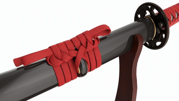 Japanese sword Katana on a stand