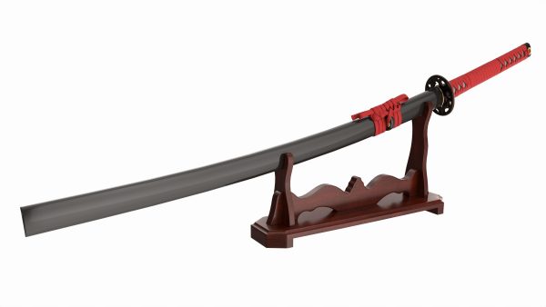 Japanese sword Katana on a stand