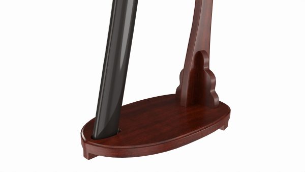 Japanese sword Katana on a vertical stand