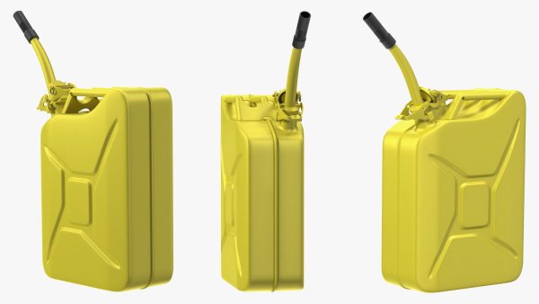 Jerry Fuel Can with Flexible Spout Yellow
