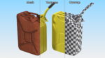 Jerry Fuel Can with Flexible Spout Yellow