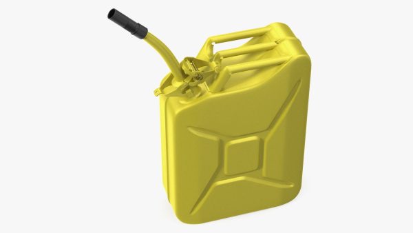 Jerry Fuel Can with Flexible Spout Yellow