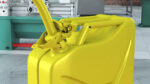 Jerry Fuel Can with Flexible Spout Yellow