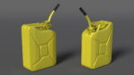 Jerry Fuel Can with Flexible Spout Yellow