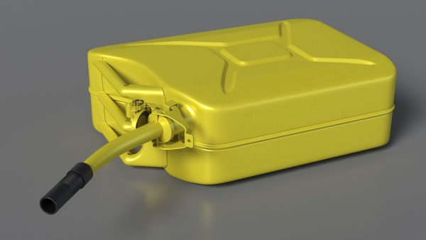 Jerry Fuel Can with Flexible Spout Yellow